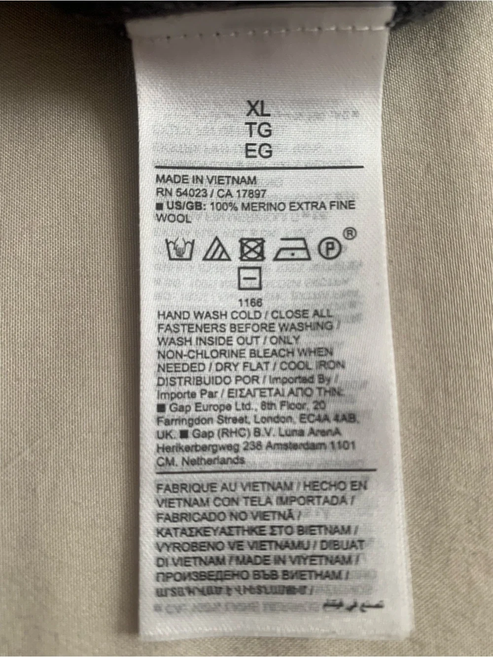 Banana Republic merino wool